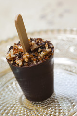 Bâtonnet chocolaté aux fruits secs