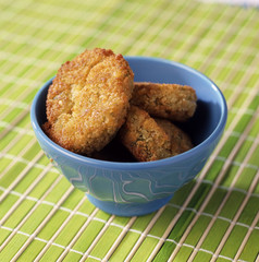 Croquettes de poisson aux herbes