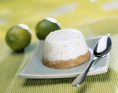 Mini cheese-cake au citron vert