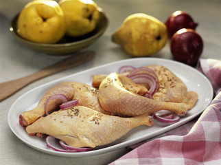 Cuisses de poulet avant-cuisson