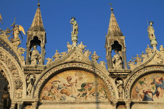 Detail des Markusdom, Venedig - Italien
