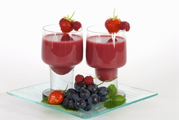 smoothie à la fraise