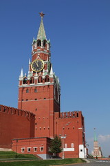 Fototapeta na wymiar detail of kremlin tower gate