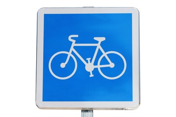 Panneau indicateur de piste cyclable