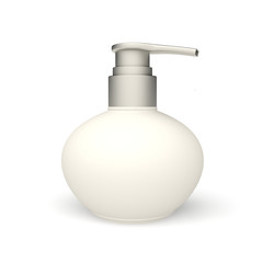 plastic cosmetic bottle