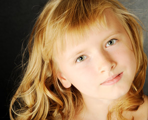 Naklejka premium Beautyful girl