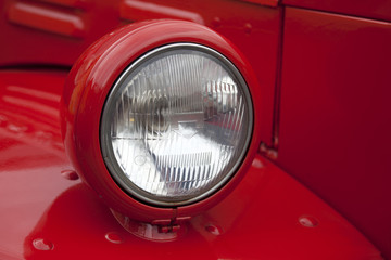 head lamp of fire truck © stable101