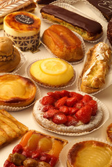 assortiment gâteaux dessert