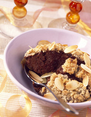 Crumble au chocolat fondant