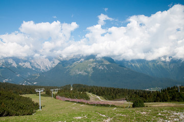 Fototapeta na wymiar Dolomites of Trentino in Italy