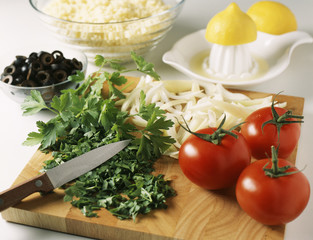  taboulé et boulettes d'agneau à la coriandre