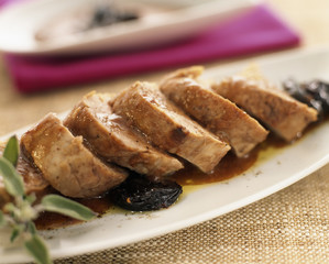 filets de porc sauce framboise