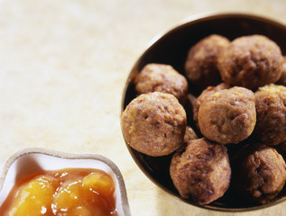 Boulette d'agneau au curry