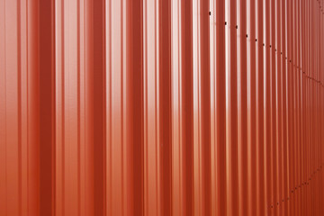 Red barn siding in focus filling the screen © markcarper