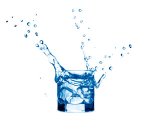 Splash in the glass
