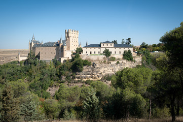 Fototapeta na wymiar Alcazar de Segovia, Spain