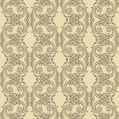 seamless damask wallpaper background