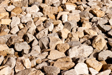 Large gravel rock intended for driveways and other projects