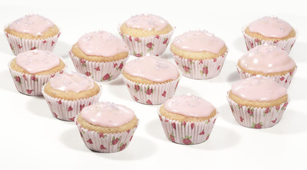 kleine rosa kuchen