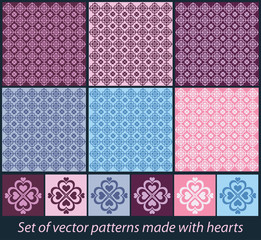 valentine seamless hearts pattern