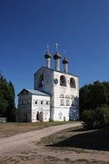 Fototapeta na wymiar Russia. The Borisoglebsky monastery. A belfry.