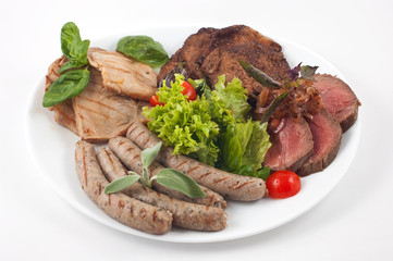 Baked meat