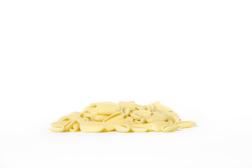 Gnocchetti sardi su fondo bianco