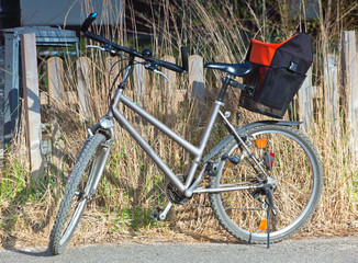 bicycle with basket