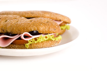 sandwich with vegetables