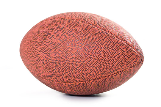 American football ball isolated.