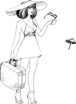 Girl With A Suitcase