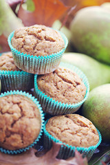 muffins with pear