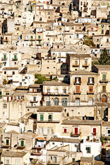 Naklejka premium the old town of modica sicily