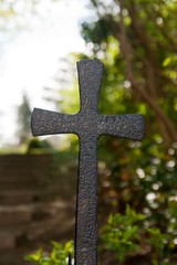 Kreuz auf dem Friedhof