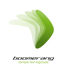 Logo boomerang # Vector - obrazy, fototapety, plakaty