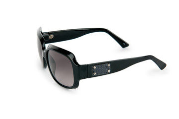 Elegant sunglasses isolated on white