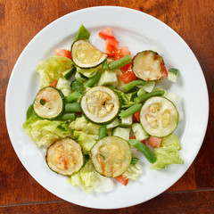 salad with zucchini