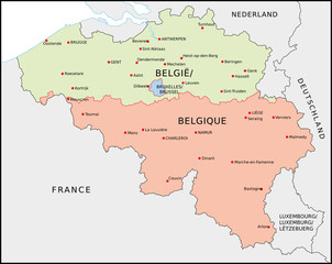 Belgien, Regionen