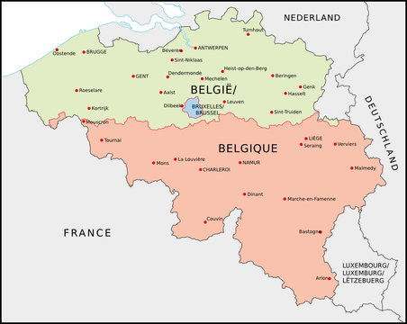 Belgien, Regionen