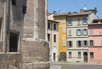 Fototapeta na wymiar Alleyway. Parma. Emilia-Romagna. Italy.