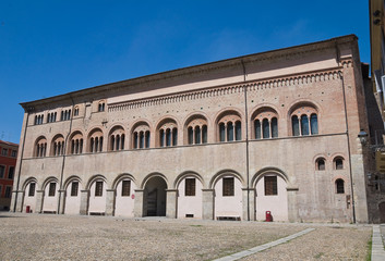 Fototapeta na wymiar Bishop's palace. Parma. Emilia-Romagna. Italy.