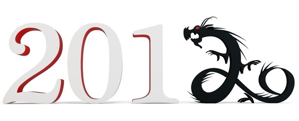 3d Chinese New Year of the Dragon 2012