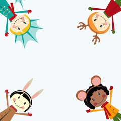 Christmas and New Years greeting card