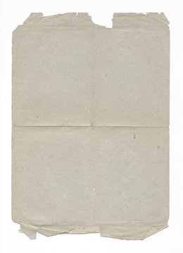 cheap old folded paper