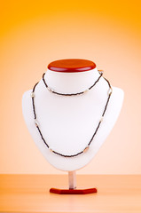 Fashion concept with necklace