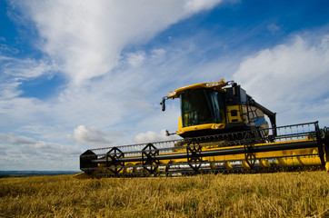 combine harvester