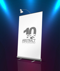 Vector expanding banner stand