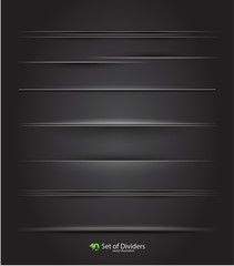 Obraz premium Vector dividers
