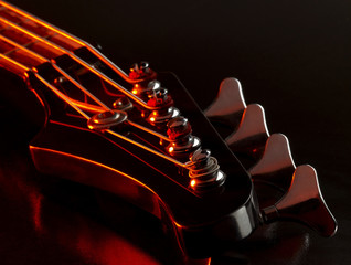 bass guitar detail