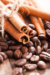 Coffee and cinnamon
